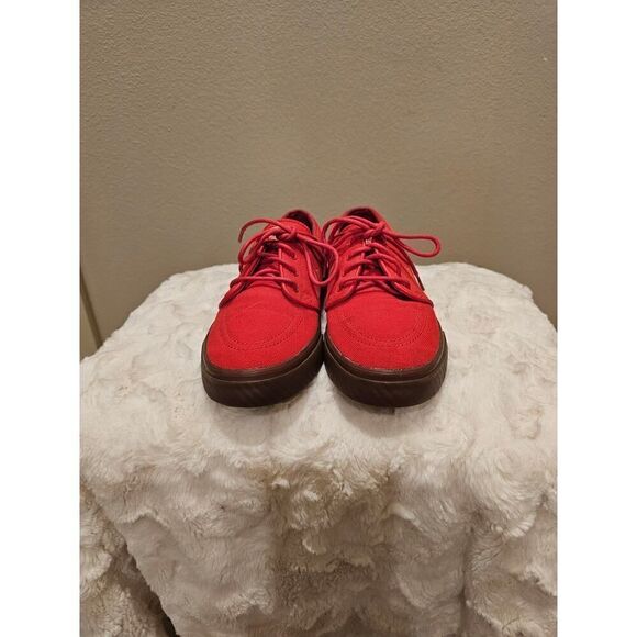 Nike Zoom Stefan Janoski Red Canvas Sneakers Size 6 - Picture 3 of 12
